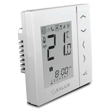 Встраиваемые программируемые комнатные термостаты SALUS белые, VS30W