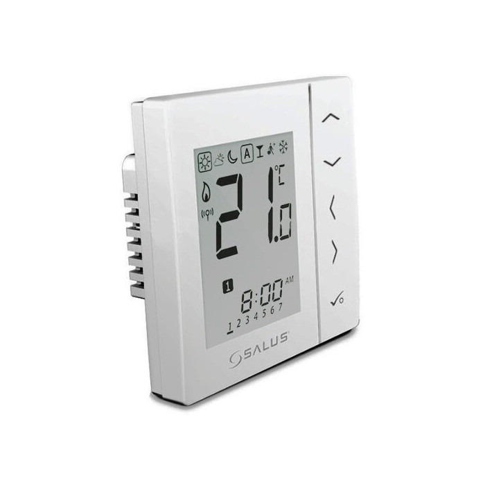 Встраиваемые программируемые комнатные термостаты SALUS белые, VS30W