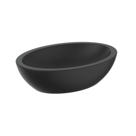 Valamu-duss IDEAL STANDARD Strada O 60 x 42 cm, must - juukseklamber