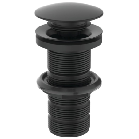 Bottom valve Click Clack IDEAL STANDARD without overflow, black-matt