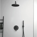 Ideal Standard Ceratherm 100 concealed shower system, matte black, BD193XG