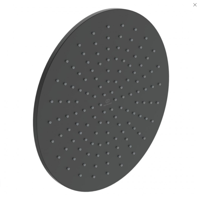 Potikendiline termostaatiline dušisüsteem IDEALUS STANDARD Ceratherm 100, 300 mm juhtpeaga, must matt, A7573XG
