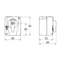 Segisti segamisventiilile LK ARMATUR LK 950 230 V, 10 Nm