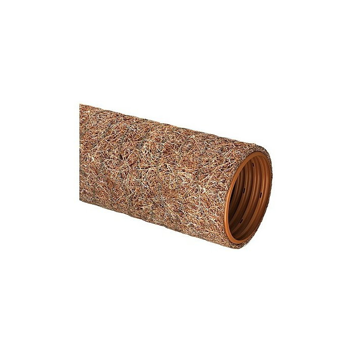 Drainage pipe with coconut fiber filter WAVIN 91 / 100 mm (50 m)