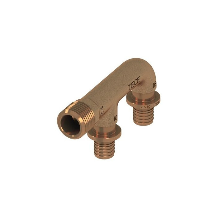 TECE flex bronze resistance-reducing double connector