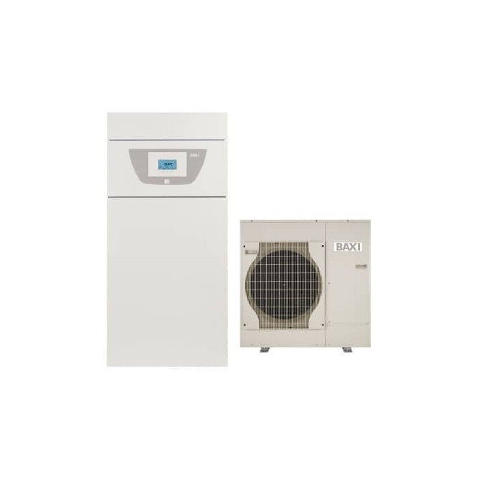 Air-water heat pump 11 kW BAXI PBS-i 11 TR E FS2 with integrated 180 l boiler, three-phase