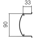 Rack for TERMA Simple towel dryer (Available in various colors)
