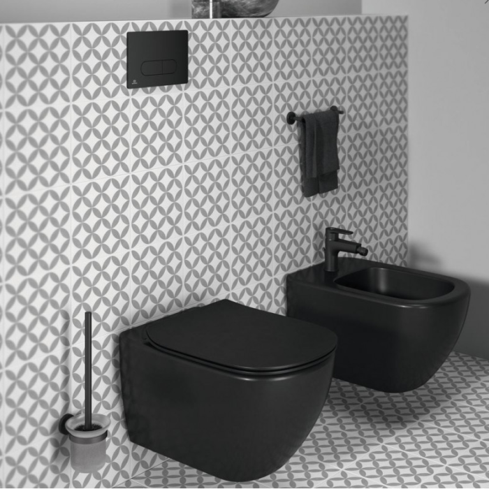Смеситель для биде IDEAL STANDARD Cerafine O, черный-матовый, BC705XG