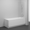 One-piece stationary bath screen RAVAK NVS1