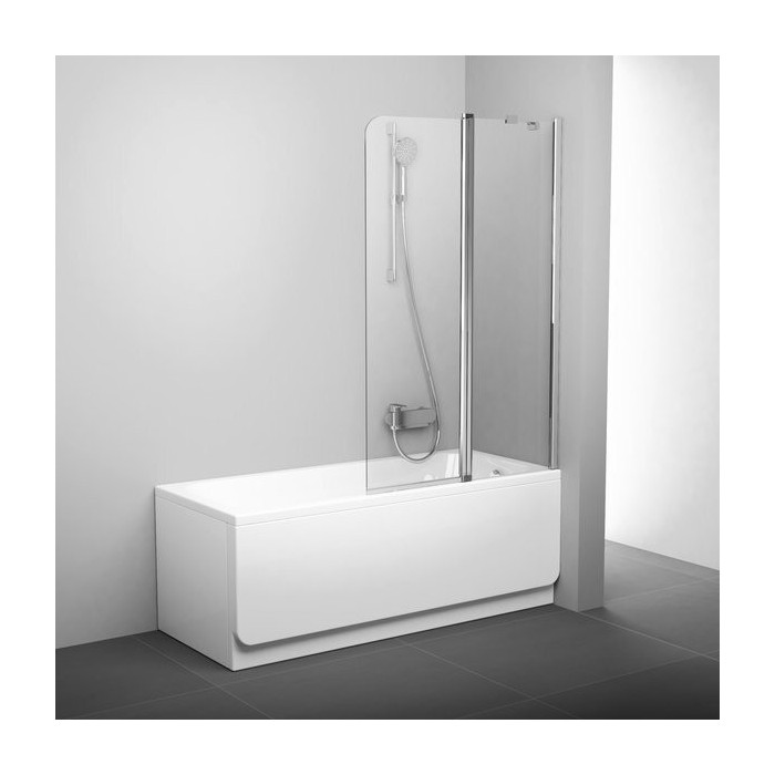 Двухсекционная раздвижная стенка для ванны RAVAK CVS2