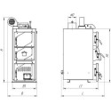 Твердотопливный котел TERMEK Duo Uni 12 кВт