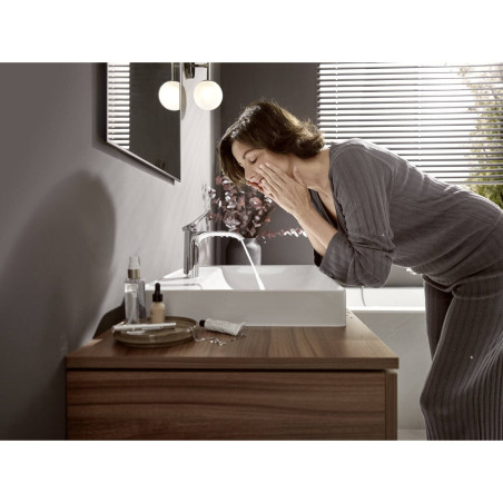 Washbasin mixer with pop-up waste HANSGROHE Vivenis 110, 75020000