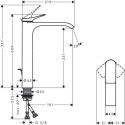 HANSGROHE Vivenis 250 Basin Mixer, 75040700