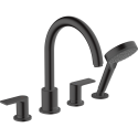 Смеситель для ванной HANSGROHE Vernis Shape черный матовый, 71459670