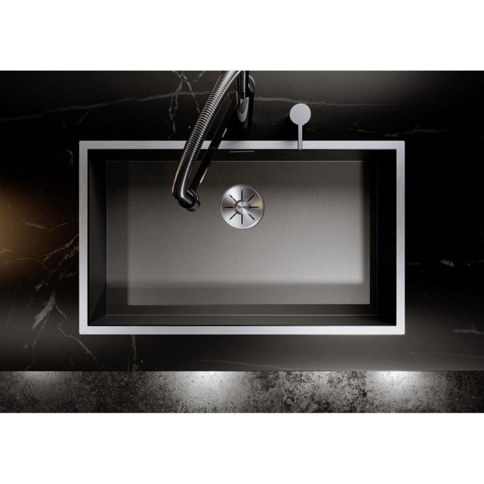 Roostevaba terasest kraanikauss BLANCO Zerox 700-IF, Tume teras
