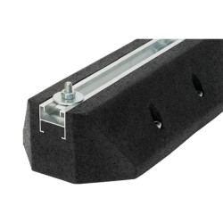 Kinnitus mustal siledal pinnal RODIGAS 600 mm, RB603