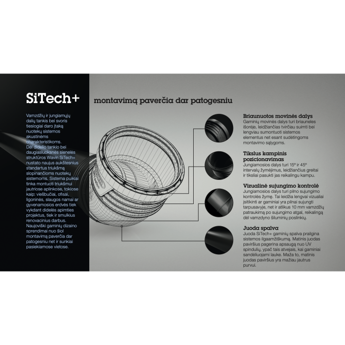 Low-noise indoor sewage elbow WAVIN SiTech+ 50 x 90°