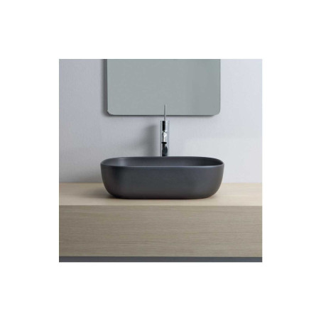 SCARABEO Glam sink-bowl 560 x 390 mm, black-matt