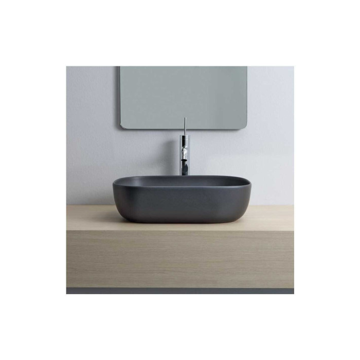 Valamu-kauss SCARABEO Glam 560 x 390 mm, must-must