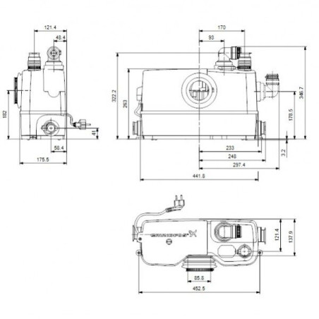 Reoveepump GRUNDFOS Sololift2 WC-3