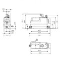 Sewage removal station - pump GRUNDFOS Sololift2 CWC-3