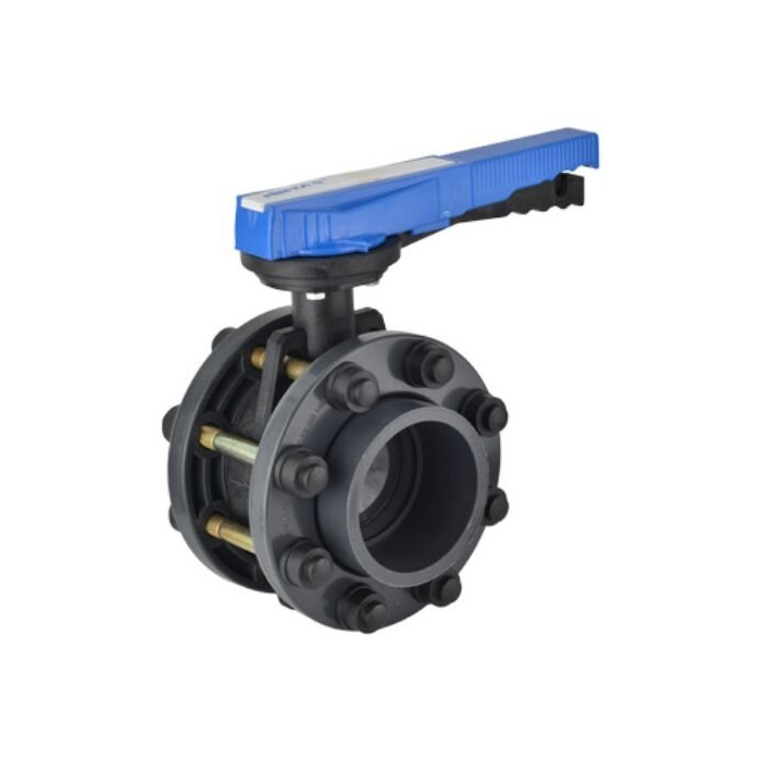 Valve with flange adapters PVC-U PİMTAŞ 250 (PN10), water-resistant