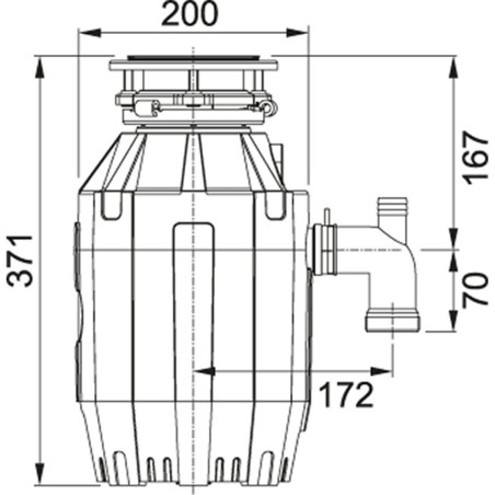 Мусорный измельчитель FRANKE TE-75