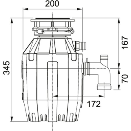 Мусоропровод FRANKE TE-50