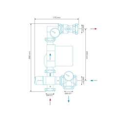 AFRISO underfloor heating mixing unit