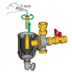 Magnetiline muda eraldaja koos separatoriga GIACOMINI 1"", R146CX005