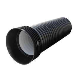 PP труба легко с муфтой из уплотнительного кольца 600 мм, (SN8), 6 метров
