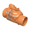 Backflow sewer valve DN 160