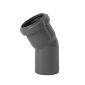WAVIN Optima 50 x 22° gray indoor sewage elbow