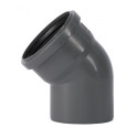 WAVIN Optima 110 x 45° gray indoor sewage elbow