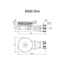 Пониженный сифоны для душевого поддона RADAWAY R400 SLIM 90 мм