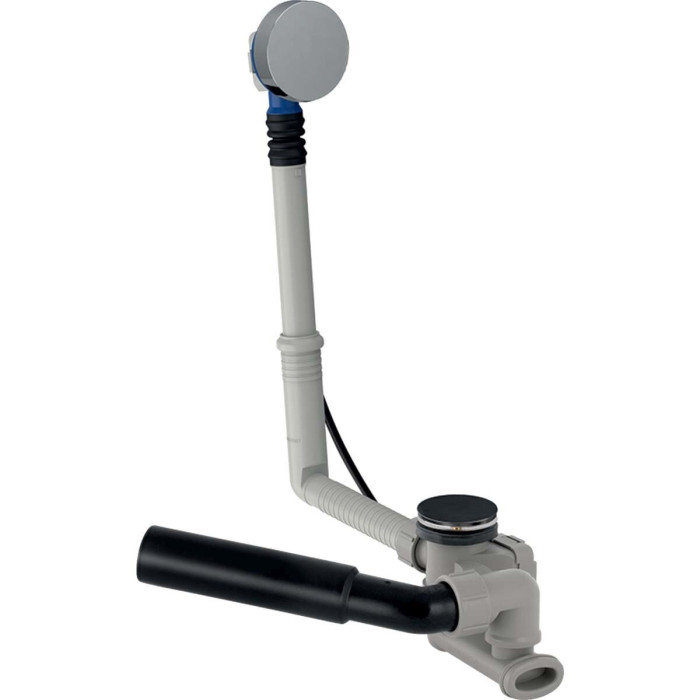 Overflow bath siphon GEBERIT, chrome cover