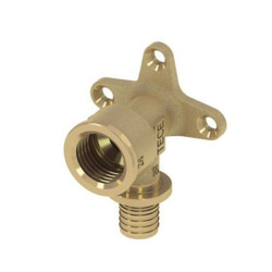 Pritaisemine küünarnukk messing TECEflex 16 x 1/2"" keskmine, 768516