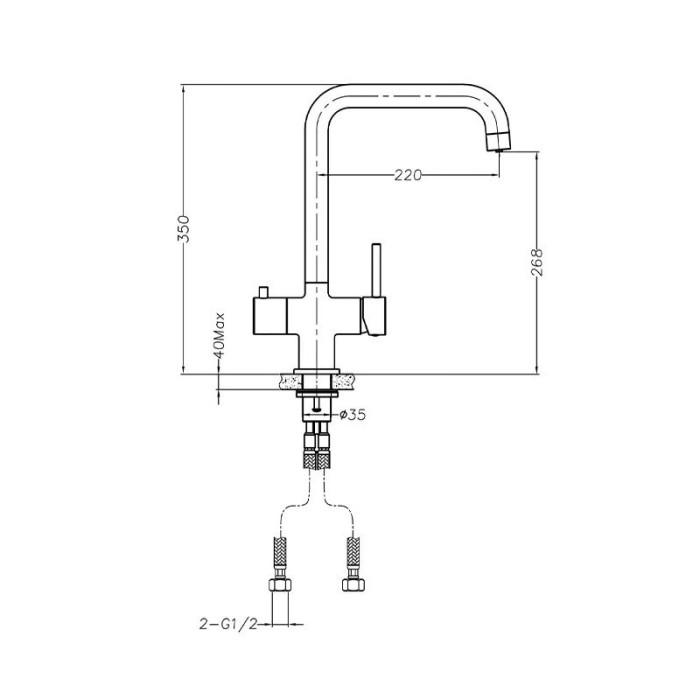 Kitchen (sink) faucet with drinking water function