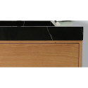 Valamu paigaldatakse mööblile VITRAZ 914 x 559 mm, must marmor