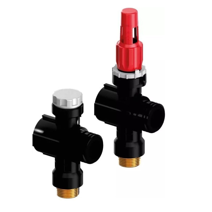 Adjustable underfloor heating manifold UPONOR Vario Plus 1 circuit with flow meters, 1042471