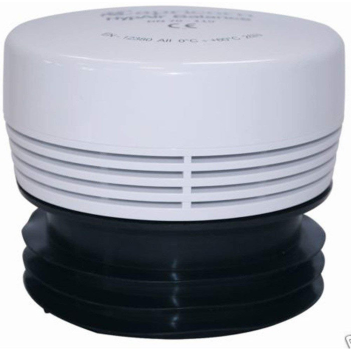 Vacuum valve CAPRICORN 70-110, white