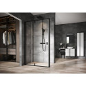 Mirror RAVAK STRIP I 500x700 black LED lights