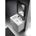 Mirror RAVAK STRIP I 600x700 black LED lights