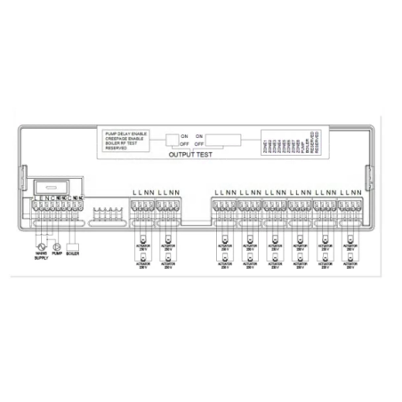 Wireless floor heating controller