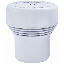 Vacuum valve CAPRICORN 110, white