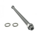 Corrugated pipe made of AISI 316L alloyed stainless steel DN16, with crimped nuts (3/4"") middle x (3/4") middle (Input