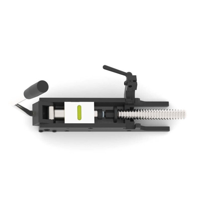 Corrugated pipe pressing tool in a box with jaws DN8-25