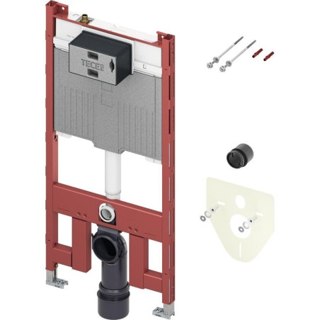 Built-in toilet frame with TECEprofil fittings and Octa II water tank, 8 cm, installation height – 1120 mm