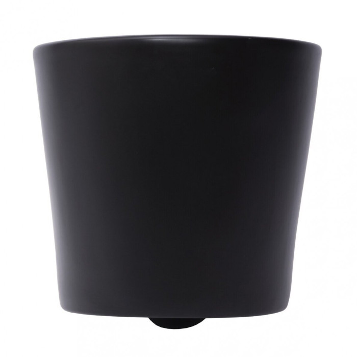 Hanging toilet SAT Infinitio Compact Rimless with Slim Slow close lid, black-matt
