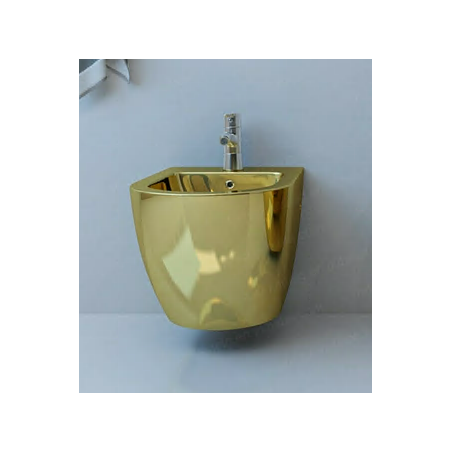 Hanging bidet MEPA, glossy gold